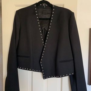 Helmut Lang Studded Suit Jacket Size 8 New Tags